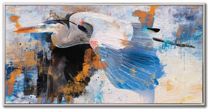 Flight Through Colour Wall Art - Multi-Colour - 18 X 36