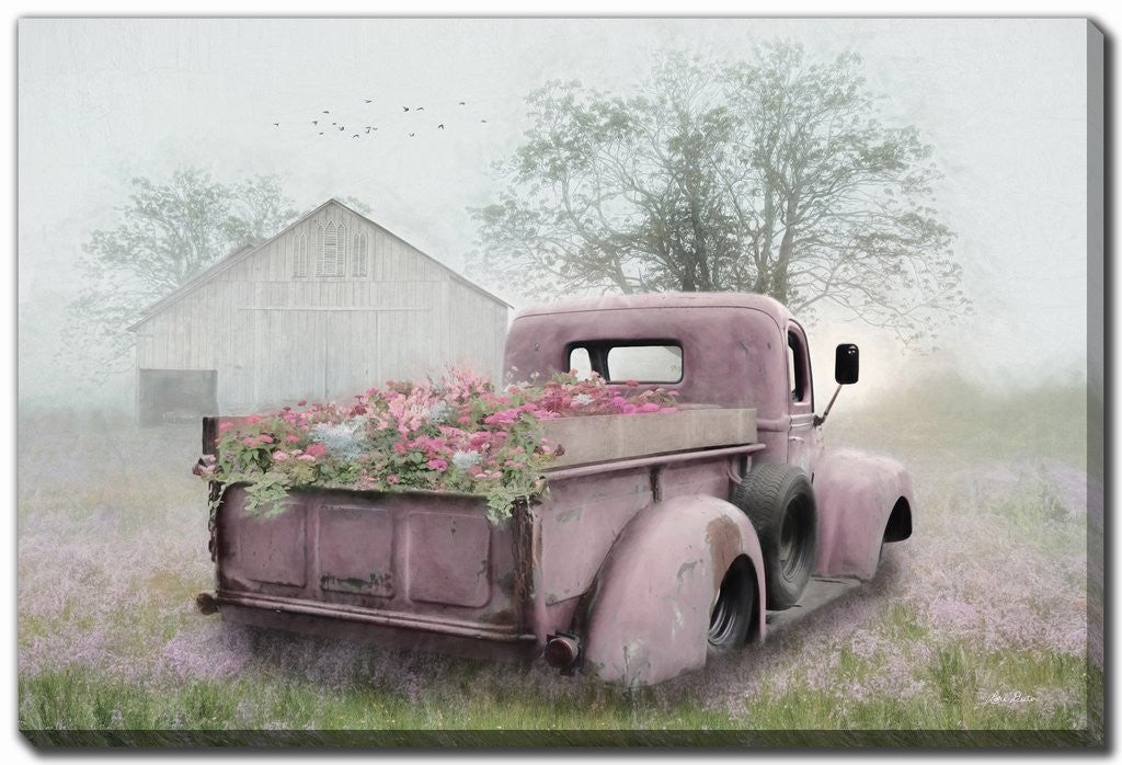 Rustic Romance Wall Art - Pink - 22 X 28