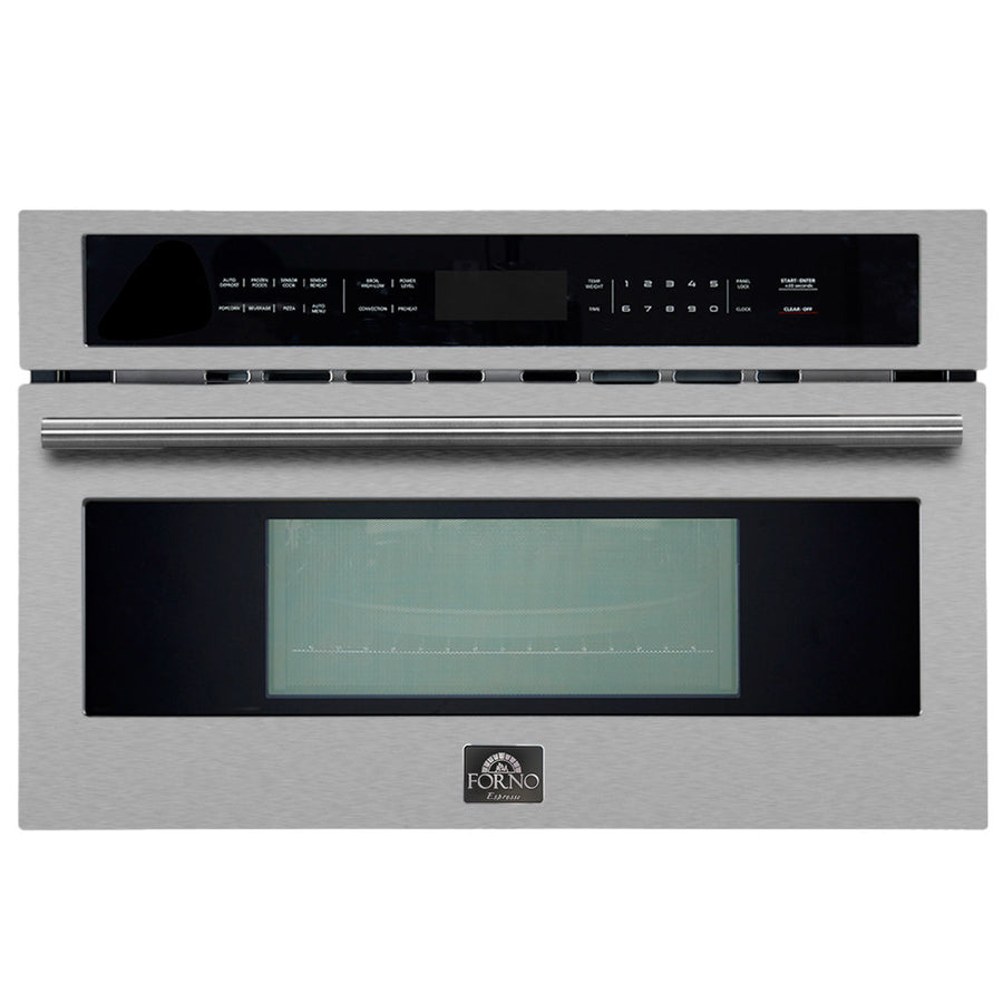 Forno Oliena Stainless Steel 30" Built-In Microwave Convection Oven (1.6 Cu. Ft.) - FMWDR3093-30