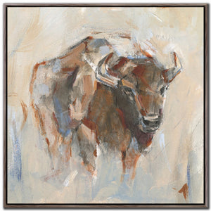 Spirit of the Plains I Wall Art - Brown - 24 X 24