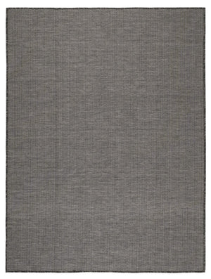 Calypso Crosshatch Outdoor Rug - 8' x 10' - Grey