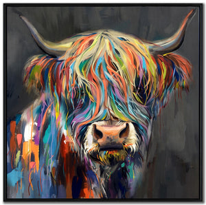 Technicolour Highlander Art - Multi-Colour - 32 X 32