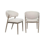 Abbott Dining Chair - Soft Grey - Set of Two
