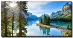 Tranquil Jewel Wall Art - Blue/Green - 10 X 20