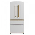 Forno Luigi 33" 18 Cu.Ft. White French Door Refrigerator - FFFFD1791-33WHT