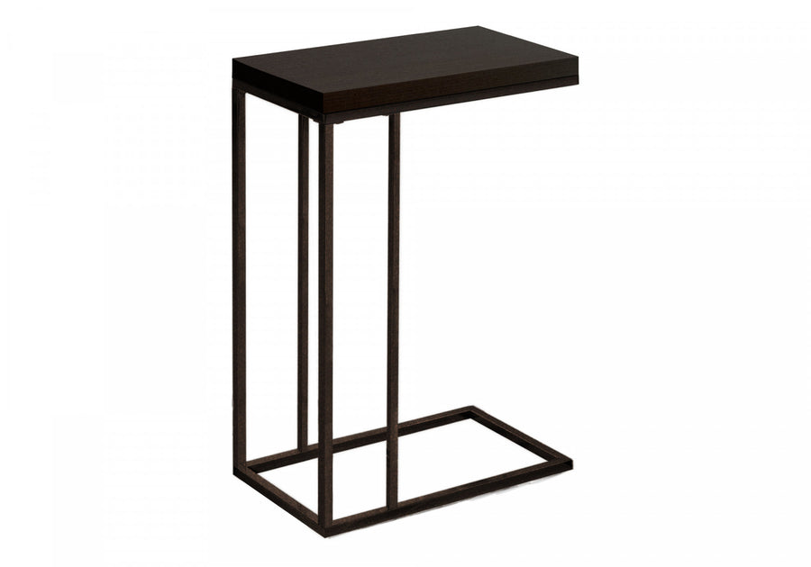 Zivo Side Table - Espresso/Bronze