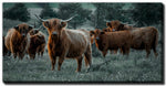 Guardians of the Field Wall Art - Brown - 30 X 60