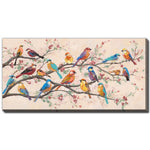 Gathering Tree Wall Art - Multi-Colour - 28 X 56