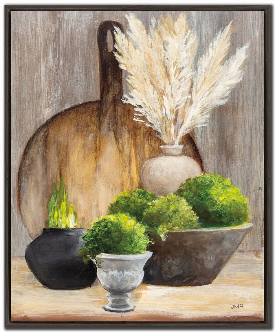 Rustic Stillness II Wall Art - Brown/Beige - 30 X 24