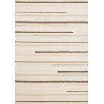 Sasha Soft Modern Lines Area Rug - 8' X 11' - Cream