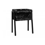 Jora Side Table - Marble Black