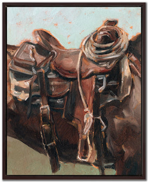 Cowboy’s Companion I Wall Art  - Brown - 24 X 30