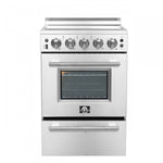 Forno Loiano 24" Stainless Steel Freestanding Electric Range (2.3 Cu. Ft.) - FFSEL6099-24