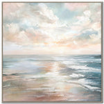 Morning Drifts In Wall Art - Multi-Colour - 40 X 40