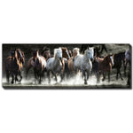 Wild and Unbroken Wall Art - Grey/Brown - 20 X 60
