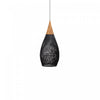 Bayan Horn Pendant Large - Black