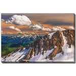 Snowlit Horizon Wall Art - Multi-Colour - 38 X 60