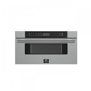 Forno Capoliveri Stainless Steel 30" Built-In Microwave Drawer (1.2 Cu. Ft.) - FMWDR3000-30