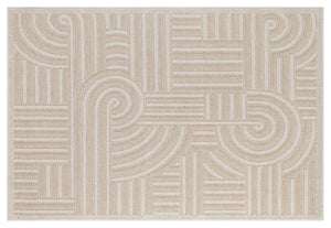 Assia Curves Outdoor Rug - 8' x 10' - Beige