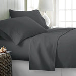 Rize Queen Sheet Set - Dark Grey