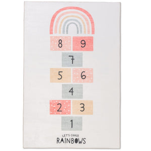 Dreamland Hopscotch Rug - 4' x 6' - Multi-Colour