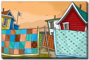 Between Neighbours Wall Art - Multi-Colour - 16 X 20