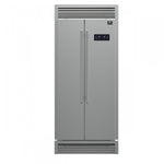Forno Salerno 33" 15.6 Cu.Ft. Stainless Steel Built-in Side-by-Side Refrigerator - FFRBI1805-37SG