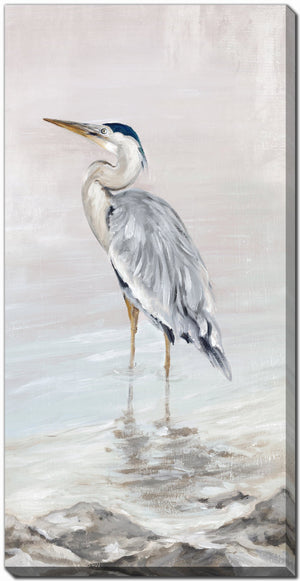 Wading in Calm I Wall Art - Blue/White - 30 X 60
