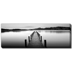 Infinite Calm Wall Art - Black/White - 12 X 36