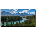 Glacier Valley Wall Art - Green/Blue - 30 X 60