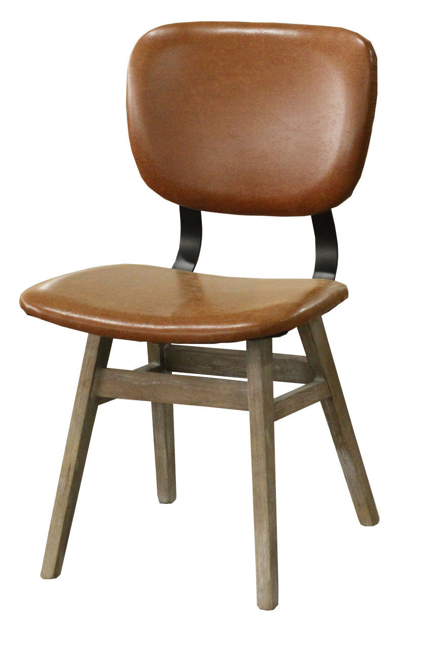 Lamarthe Dining Chair - Tan Brown - Set of Two
