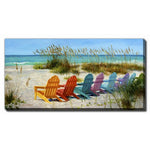 Beach Day Bliss Wall Art - Multi-Colour - 30 X 60