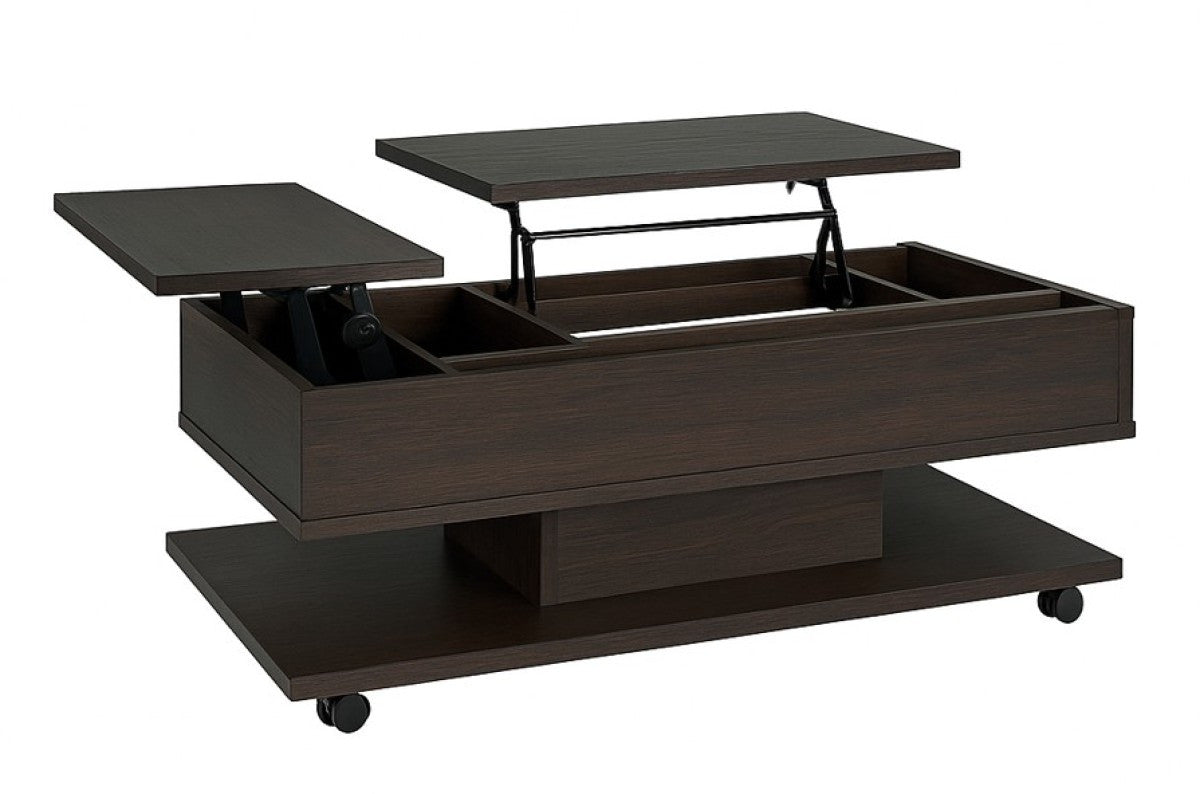 Ishana Dual Lift-Top Coffee Table - Espresso | Leon's
