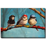 The Cool Birds Club Wall Art - Multi-Colour - 16 X 20