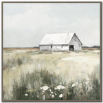Solitary Shelter Wall Art - Green - 36 X 36