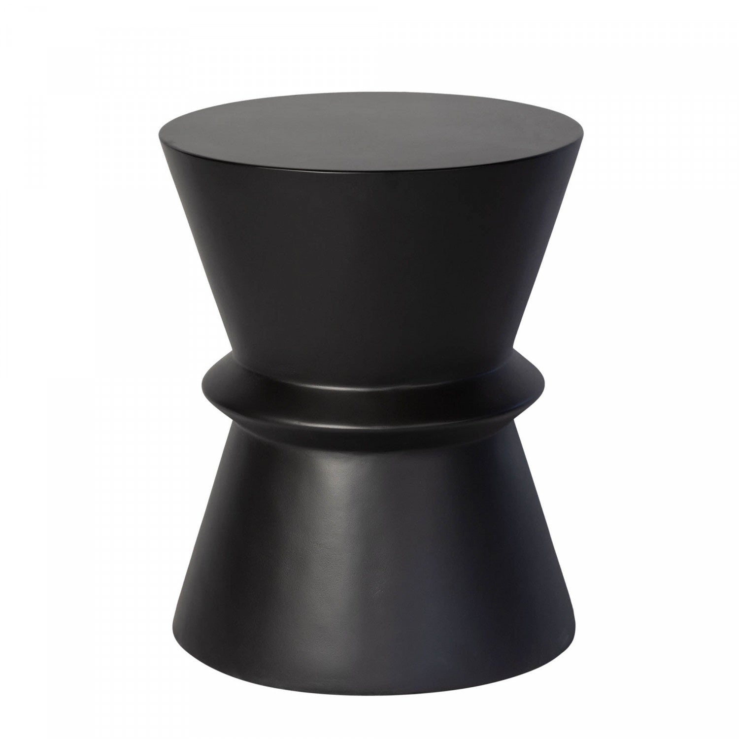 Gavrin Hourglass Side Table - Black