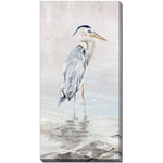 Wading in Calm II Wall Art - Blue/White - 10 X 20