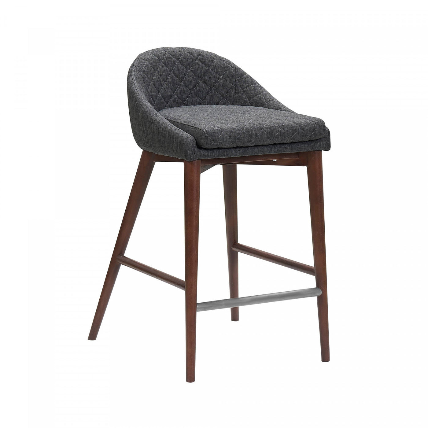 Lunvik Counter Stool - Dark Grey - Set of Two