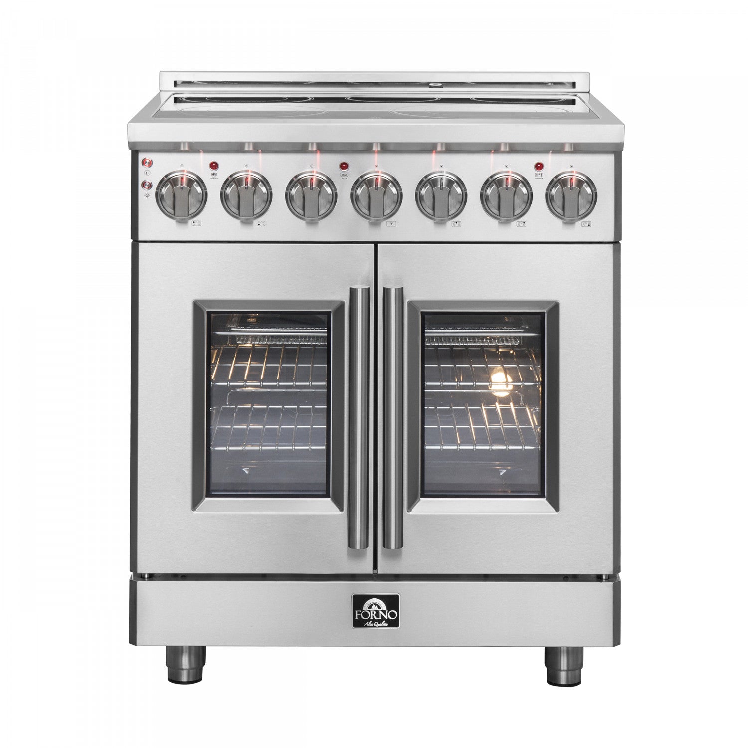 Forno Massimo Stainless Steel Freestanding Electric Range with Air Fryer (4.32 Cu. Ft.) - FFSEL6955-30