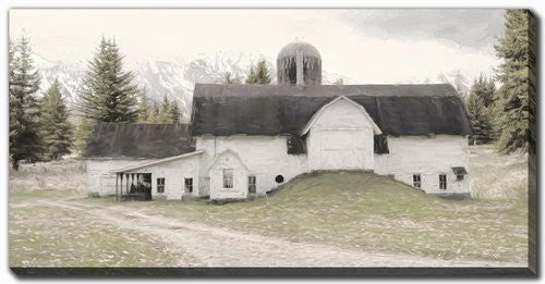 Barn Legacy Wall Art - Multi-Colour - 10 X 20