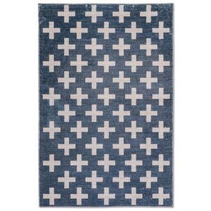 Dreamland Cross Stitch Rug - 4' x 6' - White