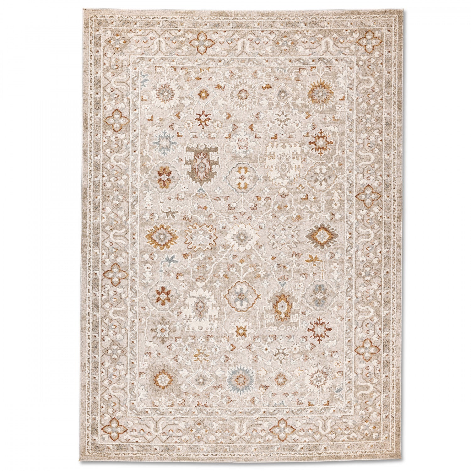 Kopfkino Bordered Rug - 3' x 5' - Multi-Colour