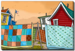 Between Neighbours Wall Art - Multi-Colour - 22 X 28