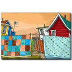 Between Neighbours Wall Art - Multi-Colour - 22 X 28