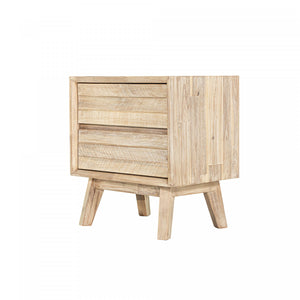 Abenra 2 Drawer Night Table - Light Driftwood