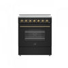 Forno Paolo Black Freestanding Electric Range with True Convection (4.38 Cu. Ft.) - FFSEL6011-30BLK