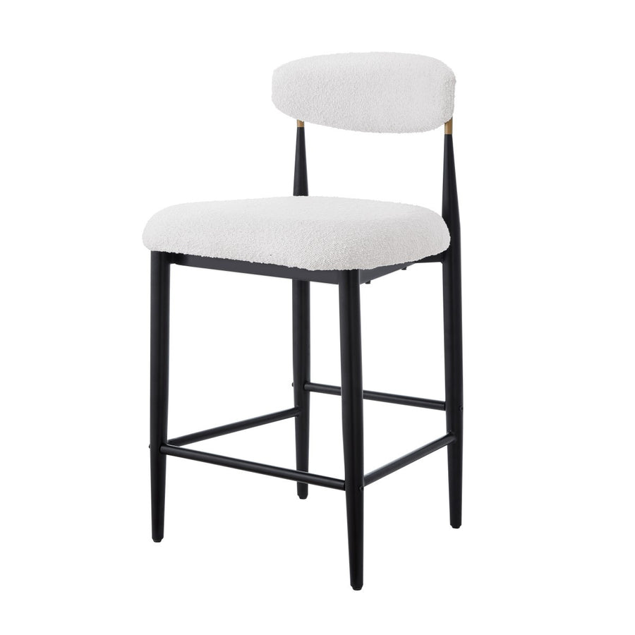 Kodi Counter Stool - White/Black - Set of Two