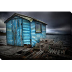 Echoes by the Shore Wall Art - Blue - 16 X 20