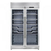 Forno Abruzzo 48" Stainless Steel 102 Bottle Dual Zone Wine Cellar with Clear Holders (24 Cu. Ft.) - FWCDR6611-48S