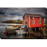 By the Bay Wall Art - Blue/Red - 30 X 45